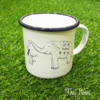 ราคา แก้วอีนาเมล ขนาดเส้นผ่านศูนย์กลาง 9 ซม สูง 8 ซม ราคาต่อชิ้น (7562235272)