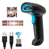 ราคา 1D 2D Barcode Scanner Handheld Scanner 2 4G Wireless USB Wired Data Upload Rechargeable Bar Code Reader Suitable For Supermarkets Warehouses Libraries (21260862139)