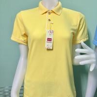 ราคา เสื้อโปโลเหลือง คอปกสีเหลืองผู้หญิง เสื้อทำงาน เสื้อแขนปล่อยเสื้อเหลืองโปโล (2096622268)