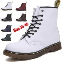 ราคา พร้อมสต็อกยี่ห้อ Dr รองเท้าลำลองผู้ชายรองเท้า Martens กันน้ำรองเท้าบู้ทยาวผู้ชายหนัง Doc รองเท้าข้อเท้า2021รองเท้ารถจักรยานยนต์คลาสสิกสีดำ (11268200277)