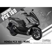 ราคา สติ๊กเกอร์ติดรถ สติกเกอร์แต่ง สติกเกอร์ กันรอย Honda PCX ลาย MARC (20742361478)