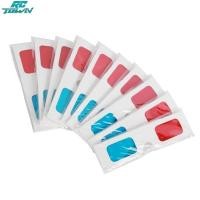 ราคา แว่นตา3D กระดาษอเนกประสงค์10ชิ้นแว่นตา3D สีแดง น้ำเงินสำหรับวิดีโอภาพยนตร์ (21027381834)