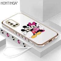 ราคา Hontinga เคสสำหรับ Vivo IQOO Z7 Z7X 5G S1 Pro T1 5G V11i V11 Pro V15 V17 V19 Neo มิกกี้เมาส์หรูหรา TPU สี่เหลี่ยมนุ่มเคสโทรศัพท์ยางคลุมทั้งหมดเคสป้องกันรูพรุนสำหรับเด็กผู้หญิง (20486862587)