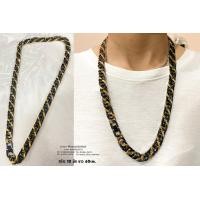 ราคา สร้อยคอ ดำทอง ก้างปลา 10มิล เลสคอ สร้อยเลส สร้อยโซ่ โซ่สร้อยคอ สแตนเลสแท้100 Stainless 316l ของแท้ (11776593268)