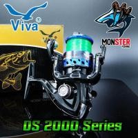 ราคา รอกสปินนิ่ง VIVA DISCOVERY DS2000 BLACK BLUE RED GOLD (1064312647)
