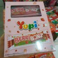 ราคา โปรโมชั่นพิเศษ Yupi Berry Bonz Strawberry Yupi Gummy Strawberry 8G x 24pcs ยูปี้ เบอร์รี บอนซ์ สตอเบอร์รี่ yupi gummy strawberry 8 กรัม x 24 ชิ้นJR6 3805 ลดกระหน่ำ (12111964008)