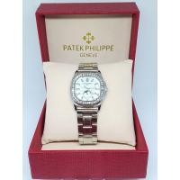 ราคา Patek Philippe ฟรีกล่อง นาฬิกาแฟชั่นผู้หญิง สายเหล็ก สีเงิน โรสโกล์ว ล้อมเพชร นาฬิกาข้อมือผู้หญิง นาฬิกาแบรนเนม RC882 (5944798278)