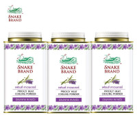 ราคา Snake Brand แป้งเย็นตรางู ปริกลี่ฮีท ขนาด 140 กรัม แพ็ค 3 กระป๋อง (20004012199)