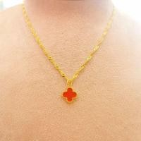 ราคา สร้อยคอจี้ทองคำแท้ งานลงยา น้ำหนัก 1 สลึง ทองคำแท้ 96 5 ลายสวยที่สุด ยอดนิยมที่สุด ในราคาสบายๆ (15522024798)