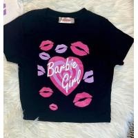 ราคา เข้าใหม่ เสื้อครอปแขนสั้น งานแต่งแถบ เสื้อครอป เสื้อยืดโทน ดำ ชมพู (20173810491)