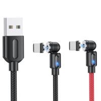 ราคา สายชาร์จข้อมูลแม่เหล็กหมุน540องศาสายชาร์จทองแดงแกนแม่เหล็กแข็งแรงใช้ได้กับ Iphone Android Typec สี สีแดงขนาด 0 5M หัว Iphone (14366907761)