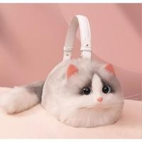 ราคา hot sell In stock Pre แท้ 100 กระเป๋าแมวเหมือนจริง น้องกลาง กระเป๋าขนนุ่ม แมว lolita ญี่ปุ่น หวานน่ารัก กระเป๋าสะพายข้าง คอสเพลย์ (21327035551)