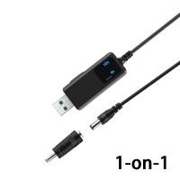 ราคา KWS USB Boost Converter DC 5V ถึง9V 12V USB Step Up Converter Cable 2 1X5 5Mm Plug For Power Supply charger power Converter (15303570859)