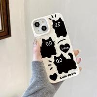 ราคา จัดส่งทันที การ์ตูนแมวน่ารัก เคสไอโฟน11 TPU เคสโทรศัพท์มือถือ For iPhone 15 11 14 13 12 Pro max 7 8พลัส 8 Plus XR SE 2020 SE2 กันกระแทก เนื้อแมท เรียบง่าย เคสไอโฟน (21166681581)