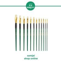 ราคา Renaissance เรนาซองซ์ แปรงทาสีชนิดพู่กันสำหรับใช้กับสีน้ำมัน และสีอะคริลิค พู่กันชนิดแบน หลายขนาด (10781794166)