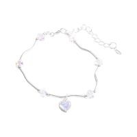 ราคา สร้อยข้อมือคริสตัลรูปหัวใจสีสันสดใสใหม่เป็นของขวัญมูนสโตน (20669769838)
