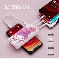 ราคา DY2 Power Bank ลายการ์ตูน แบตสำรอง มาพร้อมสาย 4 เส้นในตัวใช้สะดวกชาร์จรวดเร็วทันใจ ลายน่ารัก (21096406435)