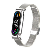 ราคา สายรัดข้อมือสแตนเลสสำหรับ Mi Band 4 3สายนาฬิกาข้อมือสำหรับเปลี่ยนสายรัดข้อมือสำหรับ Mi Band5 6 (11867062568)