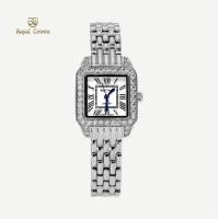 ราคา Royal Crown รุ่น 6104L นาฬิกาข้อมือผู้หญิงเล็กๆกันน้ำ ล้อมเพชร แบรนด์เนมแท้ Vayo Jewelry (21187703800)