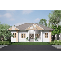 ราคา 136 แบบบ้าน บ้านชั้นเดียว 2 ห้องนอน 1 ห้องน้ำ (21287561552)