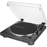 ราคา Audio Technica AT LP60X BK Fully Automatic Belt Drive Stereo Turntable Black Hi Fi 2 Speed Dust Cover Anti Resonance Die Cast Aluminum Platter (10883184522)