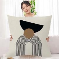 ราคา 65 65 60 60 55 55 50 50 ปลอกหมอนรูปทรงเรขาคณิตสีน้ำตาลดำ ปลอกหมอนอิงโซฟาขนาดควีนไซส์ กรณีหมอนอิงสำหรับบ้านนามธรรม (20689418356)