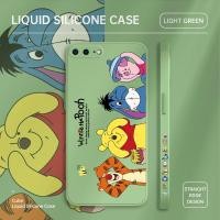 ราคา Jizetin เคสสำหรับ iPhone 5 5S 6 6S Plus 7 8 7 Plus 8 Plus SE 2020เคสซิลิโคนลายการ์ตูนหมีพูห์หมีด้านข้างสำหรับ (9977368749)