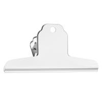 ราคา 6 3 Inch Silver Food File Clip Money Stainless Steel Clips Bag Metal Binder Large Clips (20135729339)