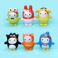 ราคา ของเล่นตุ๊กตาขยับแขนขาได้อะนิเมะ Sanrio Hello Kitty 6ชิ้น เซ็ตตุ๊กตาน่ารัก Kuromi mymelody cinnamorol ตุ๊กตาเด็กเด็กของขวัญคริสต์มาส (21171088509)