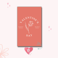 ราคา การ์ดวาเลนไทน์ Valentine Card การ์ดความรัก แผ่นละ 1 บาท ชุดละ 50 บาท มี 50 แผ่น (17351498500)