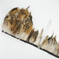 ราคา 1meter Natural Pheasant Feather Trims Fringe Rooster Feathers for Clothes Sewing Peacock Pluma Ribbons for Crafts DIY Decoration (19965910528)