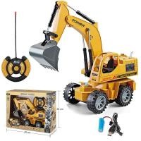 ราคา ซื้อ 1 แถม 1 รถแม็คโคร รถแม็คโครของเล่น รถของเล่นแม็คโคร รถแม็คโครไร้สาย รถแม็คโครไฟฟ้า remote control excavator toy car การออกแบบสี่ล้อหมุนได้ 360 องศาในแหล่งกำเนิด (19896531994)