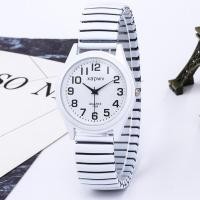 ราคา แฟชั่นนาฬิกาข้อมือผู้หญิงยางยืดนาฬิกาสำหรับผู้ชายหญิงคู่ทั่วไป Casual นาฬิกาสายเหล็ก (17195468744)