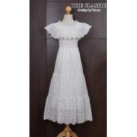 ราคา Free Size 3 สี The Classicเดรสลูกไม้เปิดไหล่ ใช้ผ้าลูกไม้เนื้อหนาอย่างดี ช่วงคอแต่งระบายยืดขยายใส่เปิดไหล่หรือปิดไหล่ได้ (19485166031)