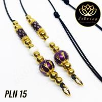 ราคา PP9 ฟรี แหนบพระ สร้อยพระมั่งมีมงคล สร้อยพระเชือกร่ม ห่วงคู่ ห้อยเลส ห้อยตะกรุดห่วงคู่ ห้อยกรอบพระ 3 ห่วง (16427474725)