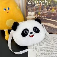ราคา IQANGEL กระเป๋าผ้ากำมะหยี่การ์ตูนสำหรับเด็กกระเป๋าโทรศัพท์มือถือกระเป๋าสะพายข้างกระเป๋าสะพายไหล่หมีแพนด้าน่ารัก (20668308891)