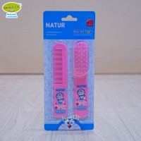 ราคา NATUR เนเจอร์ ชุดแปรงหวีผมเด็ก ลาย DORAEMON (3239144695)