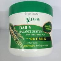 ราคา เจโฟร์ท เดลี่ บาลานซ์ ซีสเท็ม แฮร์ ทรีทเม้นท์ แว็กซ์ วิธ ไรซ์ มิลค์ สูตรน้ำนมข้าวสำหรับทุกสภาพผม (1075642270)