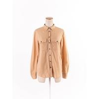 ราคา Massimo Dutti เสื้อเชิ้ตแขนยาวกระดุมหน้า ป้ายแบรนด์ระบุไซส์ EUR 34 Preloved (20614416010)