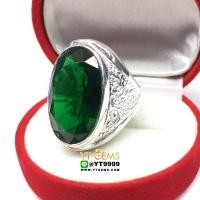 ราคา แหวนมรกต แหวนเงินแท้ พลอยมรกต cz YTG 9965 (17592861595)