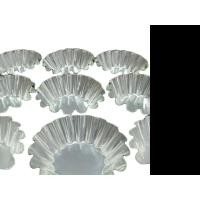 ราคา พิมพ์วุ้น พิมพ์วุ้นดอกจอก อลูมิเนียม เบอร์ 1 ขนาด 8 ซม 1 โหล พิมพ์วุ้นจีบ แม่พิมพ์ทำวุ้น พิมพ์จีบ พิมพ์ถ้วยจีบ พิมพ์จีบอลูมิเนียม (5227352730)