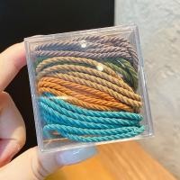 ราคา Korean New Simple Hair Tie Set High Elasticity Rubber Band Women Ponytail Hair Rope Ponytail Set with Box (19655281264)