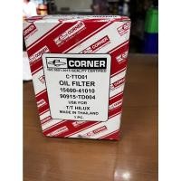ราคา กรองน้ำมันเครื่อง โตโยต้า MTX LH112 2L แท้ และ Corner 90915 TD004 (18781677916)