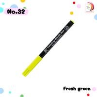 ราคา 1 ด้าม ปากกาพู่กัน ปากกา Koi coloring brush pen แยกด้าม sakura หัวพู่กัน (18112521959)