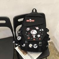 ราคา Peanuts Comic Backpack Snoopy Loopy ยุบแขกรอบๆนักเรียนชายและหญิงความจุขนาดใหญ่ Pop Graffiti Bag (14883019683)