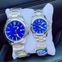 ราคา ใหม่ล่าสุด นาฬิกาข้อมือผู้ชาย ผู้หญิงนาฬิกาแฟชั่นคู่รัก นาฬิกาข้อมือ นาฬิกาCasio รุ่นใหม่ ชายหญิง มีวันที่ เรียบหรู สวยดูดี เลสหนา (15133609814)