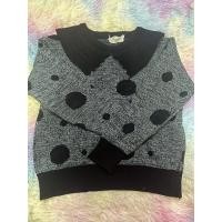 ราคา เสื้อแขนยาวไหมพรม คอปกถัก ไซต์ 120 ลายจุดใหญ่ (20594006525)