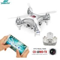 ราคา Cheerson CX 10WD TX 2 4GHz 4CH 6แกน Wifi โดรนขนาดเล็กตัด3D เฮลิคอปเตอร์สี่ใบพัด FPV ด้วยกล้อง0 3MP (19822243999)