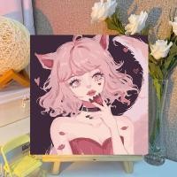 ราคา Nanafine Thai Shipping 20 20 ซม DIY ผ้าใบภาพวาดสีน้ำมันดิจิตอลภาพวาดสีน้ำมันที่มีคุณภาพสูงสี DIY การ์ตูนภาพวาดสีน้ำมันดิจิตอลภาพวาดสีน้ำมันมือวาดบรรจุภัณฑ์ (20918239494)