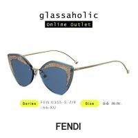 ราคา ลดกระหน่ำ แว่นกันแดด FENDI รุ่น FEN 0355 S ทรงCat Eye สวยเกร๋ไม่ซ้ำใคร (20119115300)